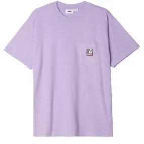 Obey Point Pocket T-Shirt - Digital Lavender