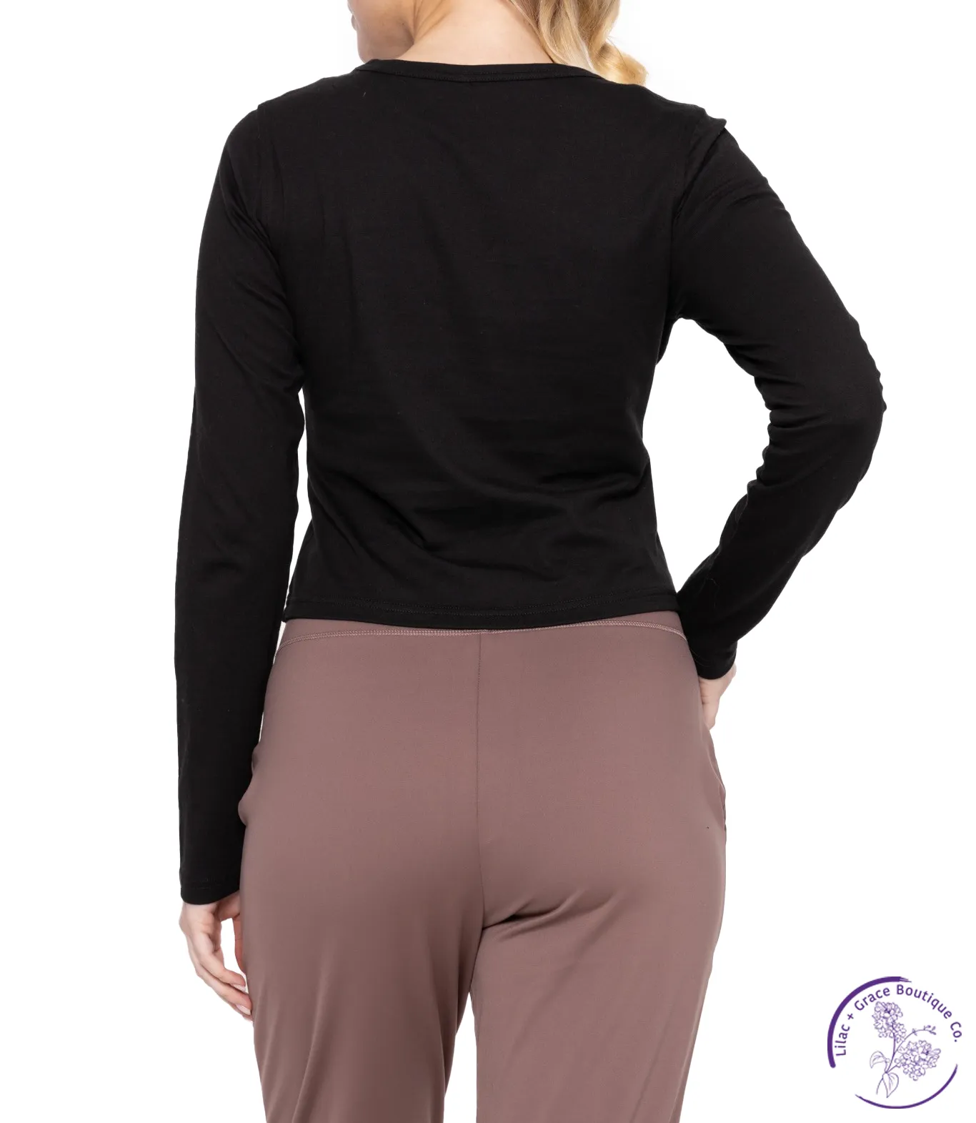 Organic Elegance Long Sleeve Top