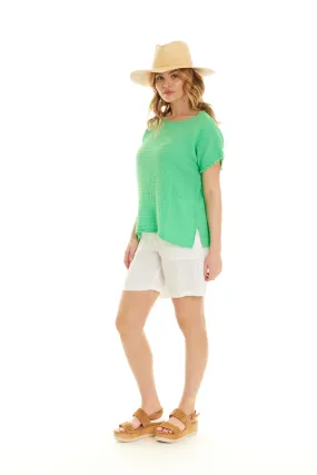 Organic Gauze Maui Green Tee