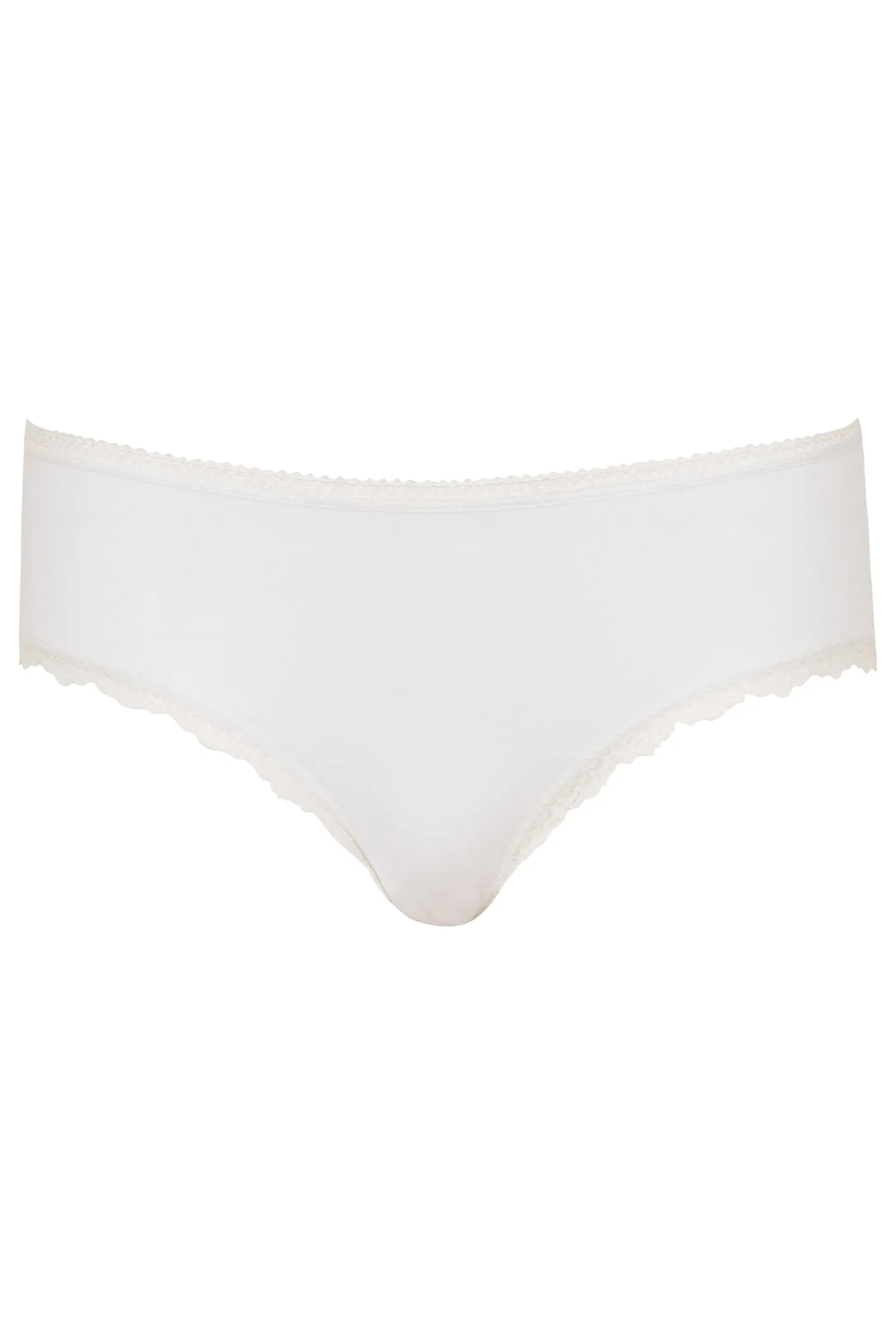 People Tree - White Lace Hipster - Culotte Blanche Dentelles