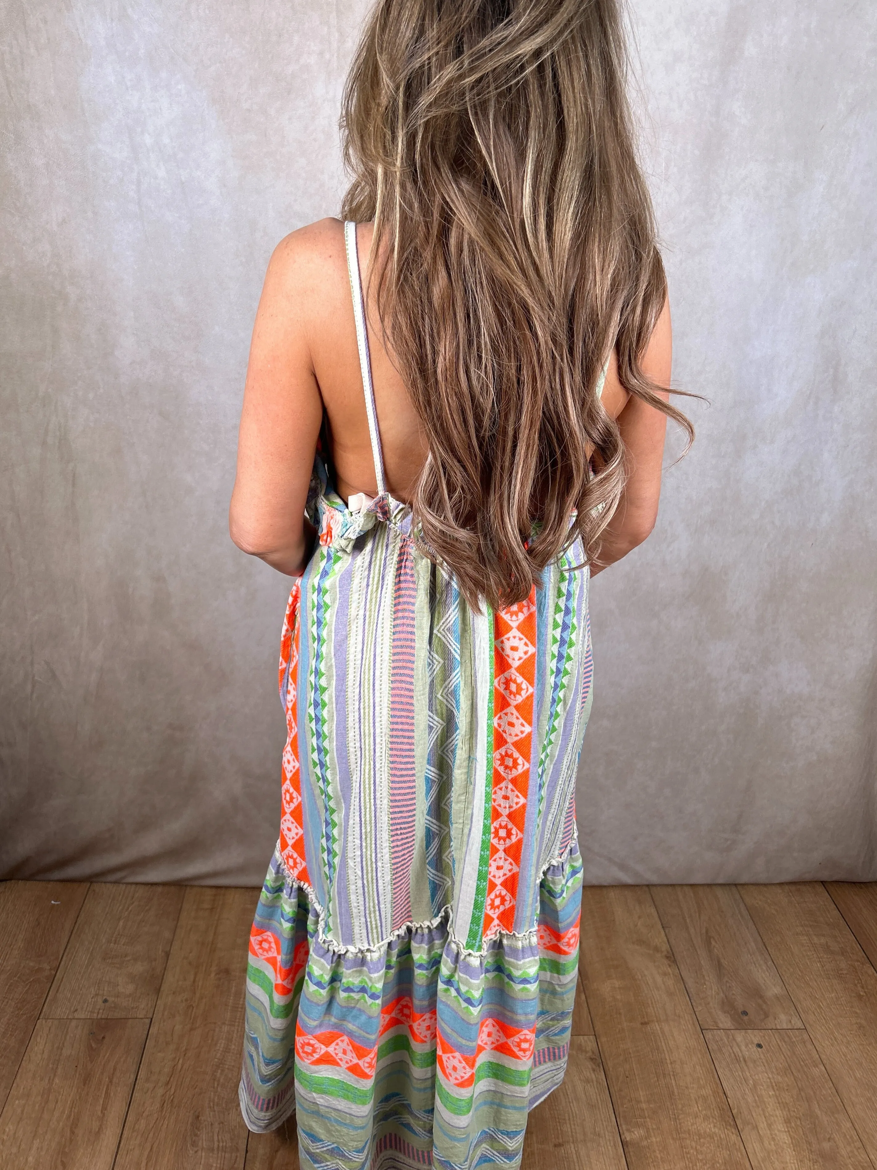 Perry Patterned Maxi Dress