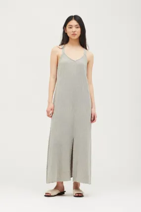 RAW EDGE CROSS BACK STRAP MAXI