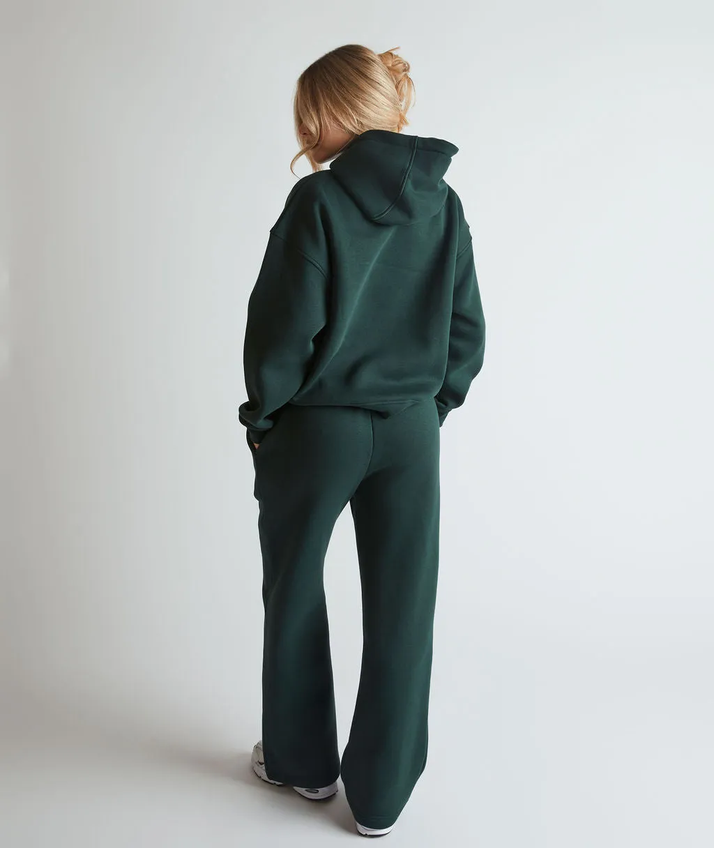 Relaxed Hoodie - Forest Green