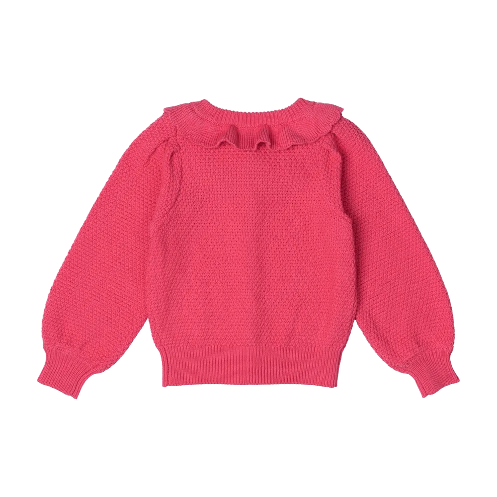 ROCK YOUR KID HOT PINK KNIT CARDIGAN