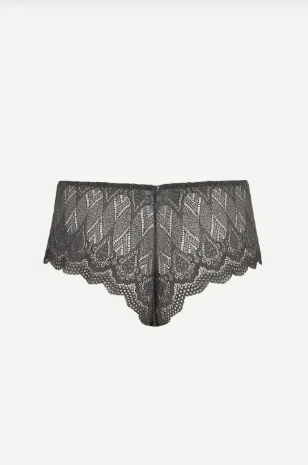 Samsoe Samsoe Femme - Cibbe Panties 7092 - Gray Pinstripe