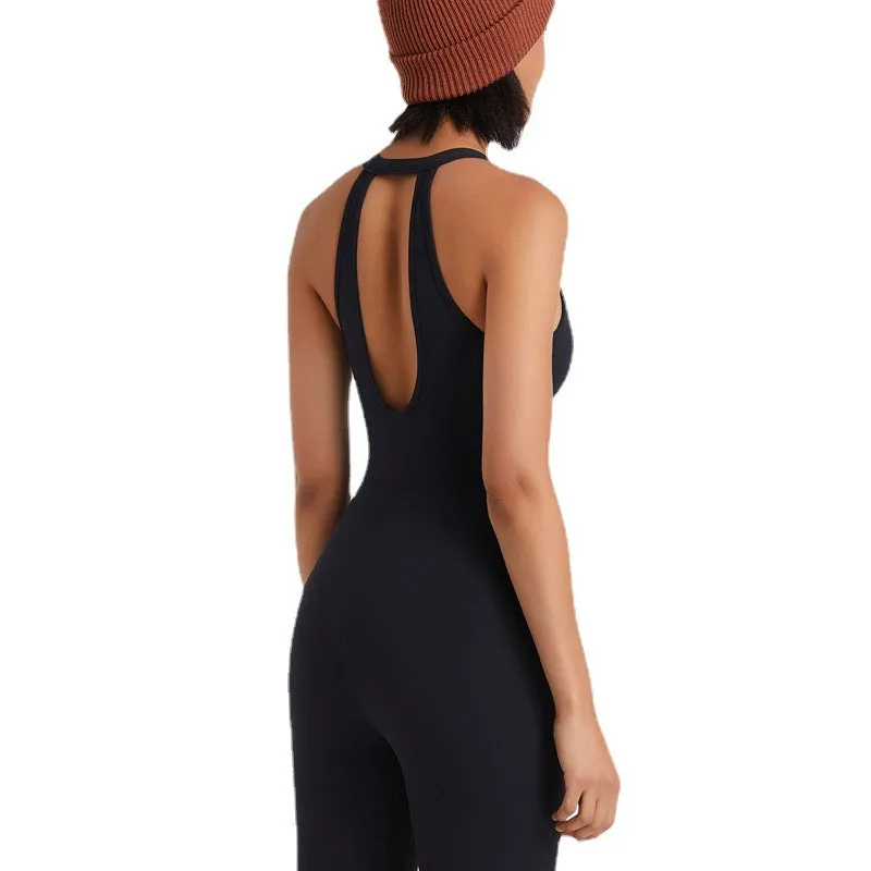 Seamless One-Piece Jumpsuit Sports Unitard