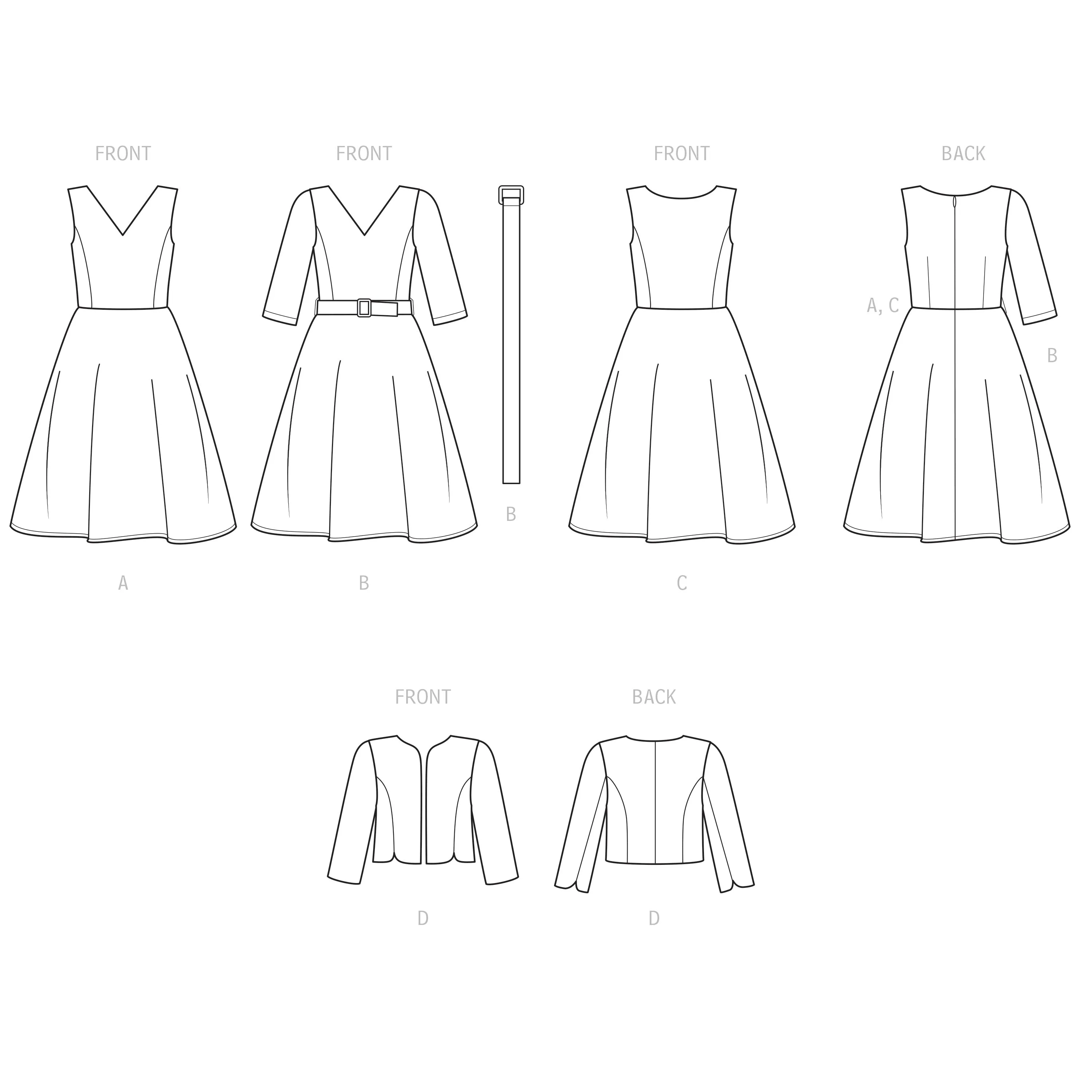 Simplicity Sewing Pattern S9474 Women's Dresses and Jacket