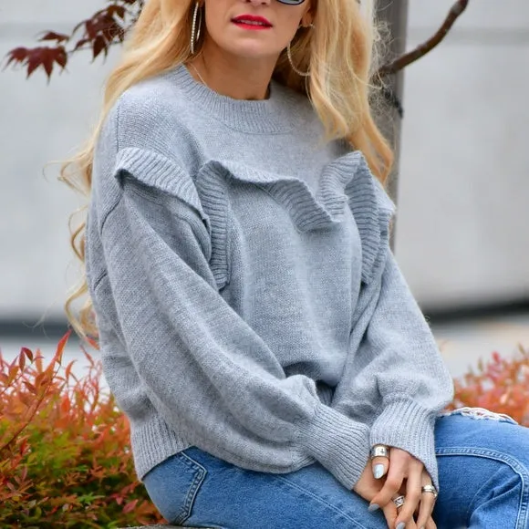 Steph - Gray Sweater