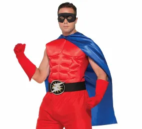 Superhero Blue Costume Cape Adult