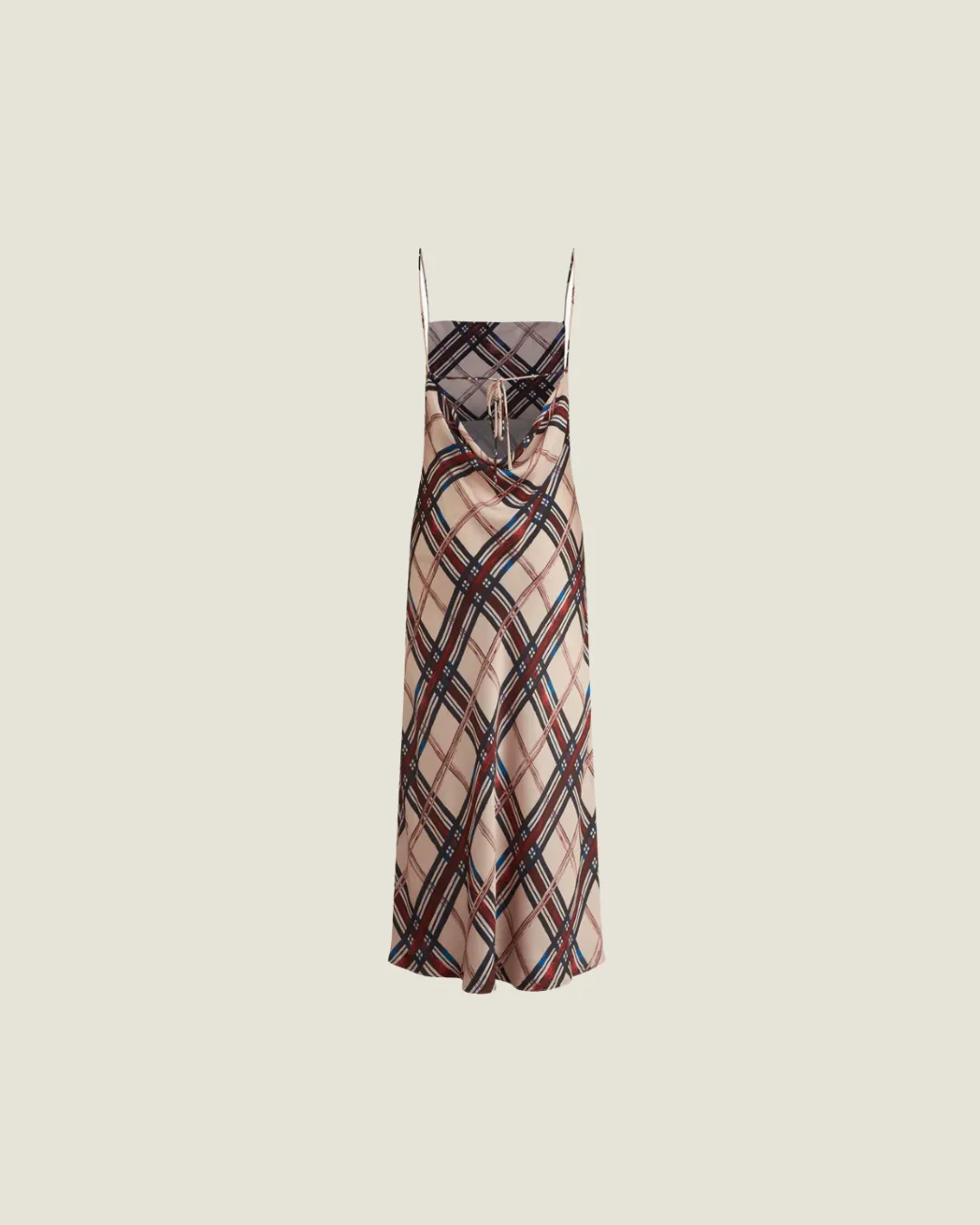 The Kaia Plaid Maxi Dress