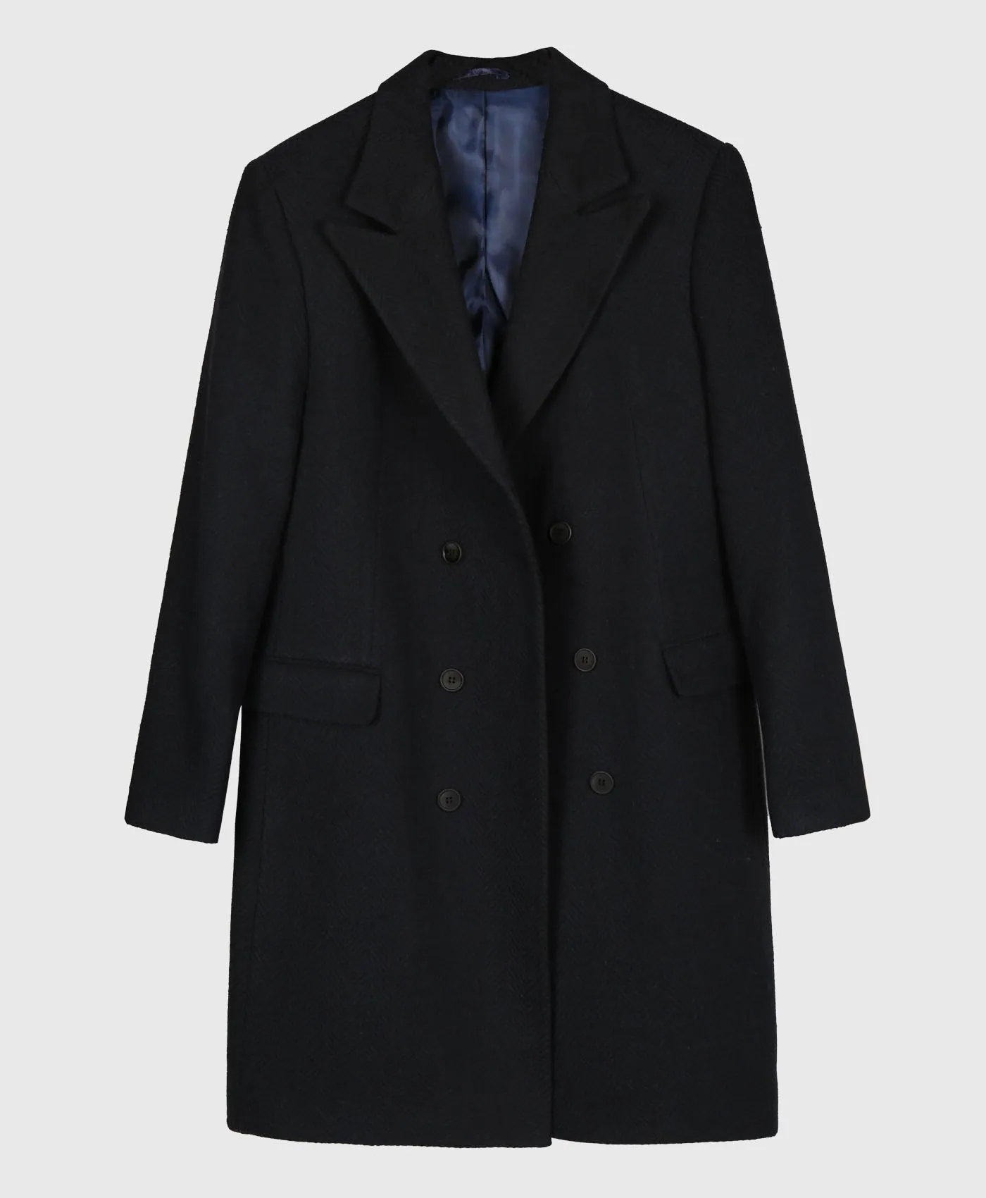 The Vanguard Navy Wool Coat