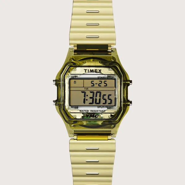 TIMEX X YMC 25TH ANNIVERSARY DIGITAL WATCH - OLIVE