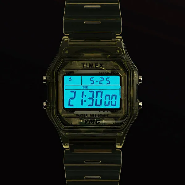 TIMEX X YMC 25TH ANNIVERSARY DIGITAL WATCH - OLIVE