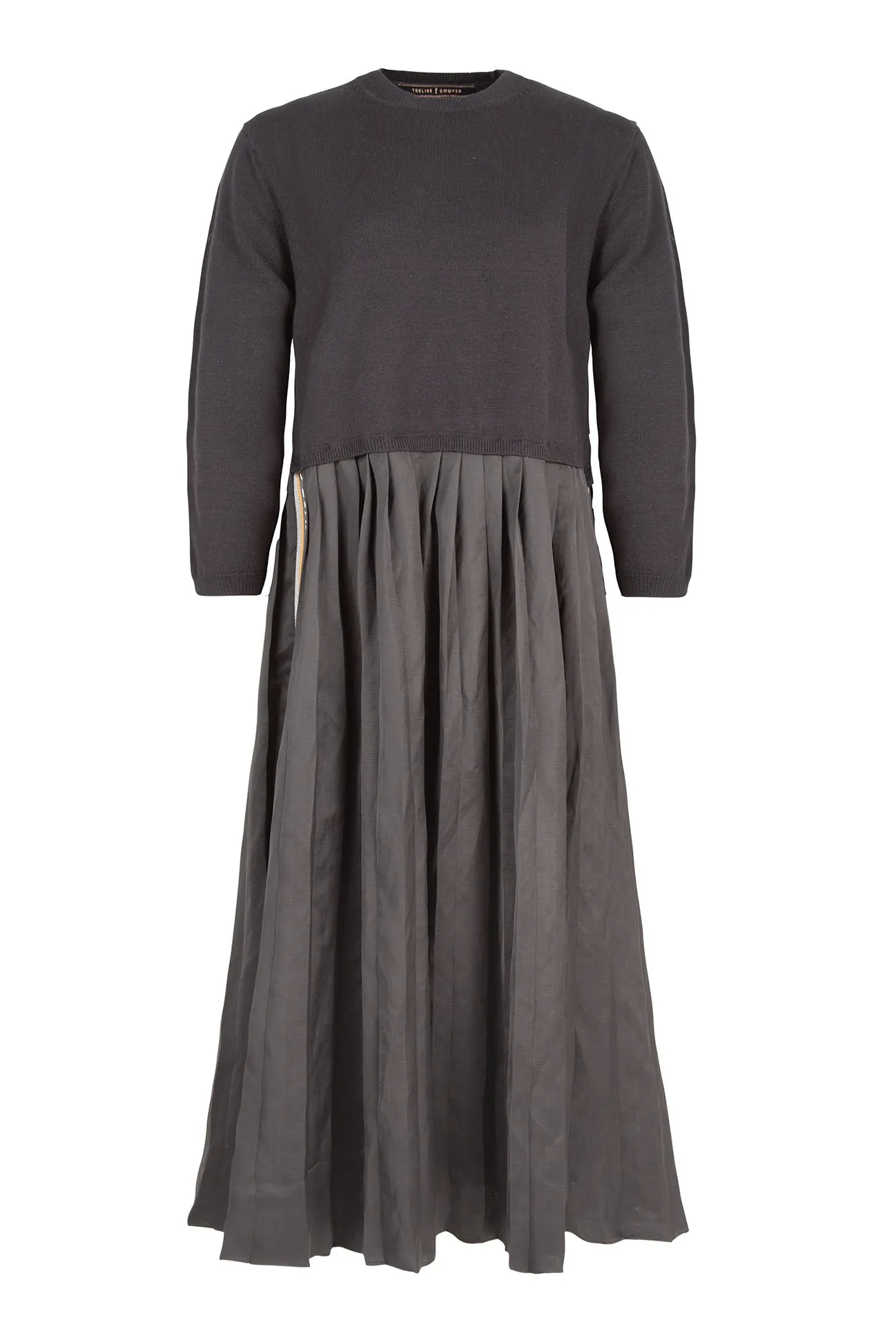 Trelise Cooper - Twill Standing Get Over Knit Dress in Black