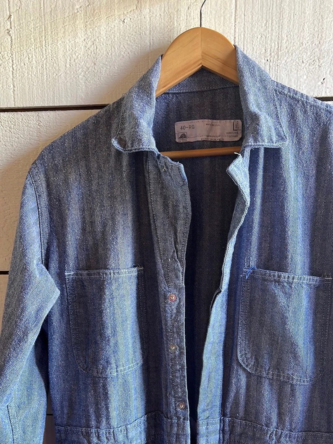 Vintage Herringbone Coveralls