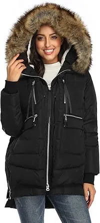 Warm Parka Down Fur Coat