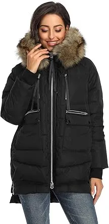 Warm Parka Down Fur Coat