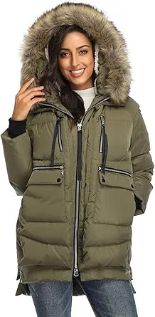 Warm Parka Down Fur Coat