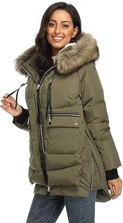 Warm Parka Down Fur Coat