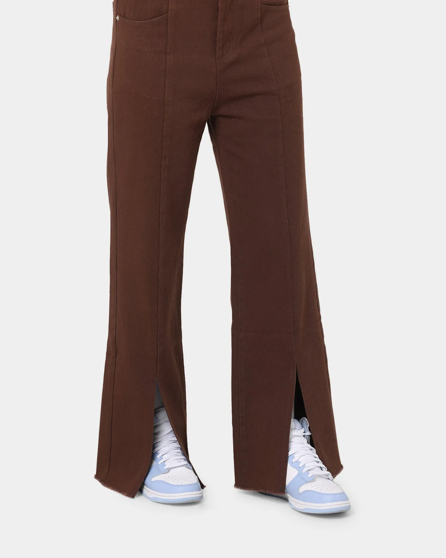 XXIII Women's Siobhan Seam Split Pants Brown