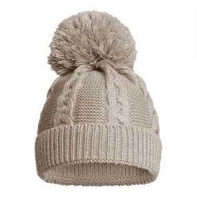 Zero - Cable knit hat, Biscuit