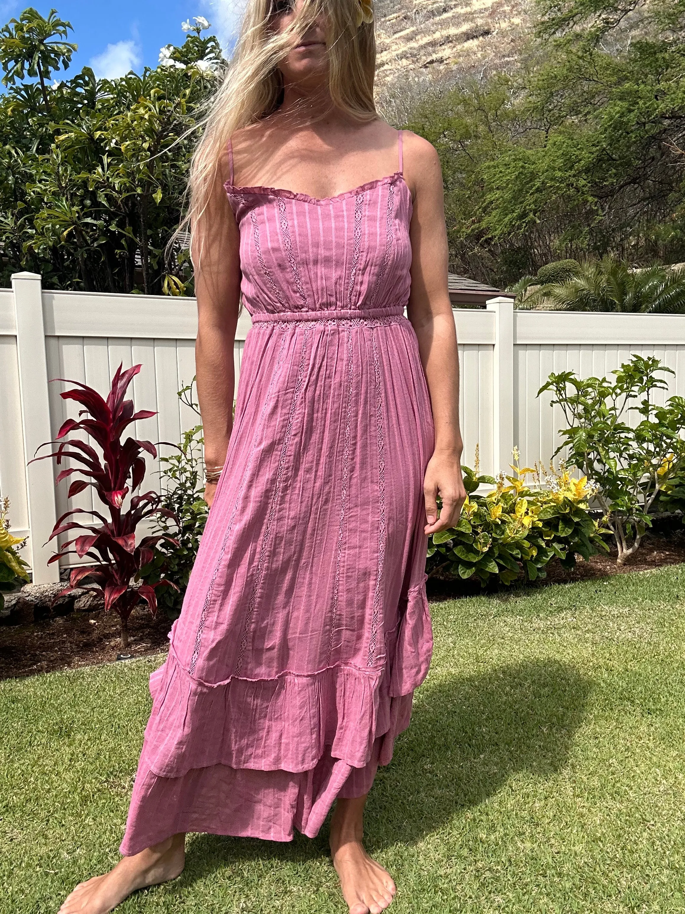 ZSUPPLY Rose maxi dress-dusty orchid